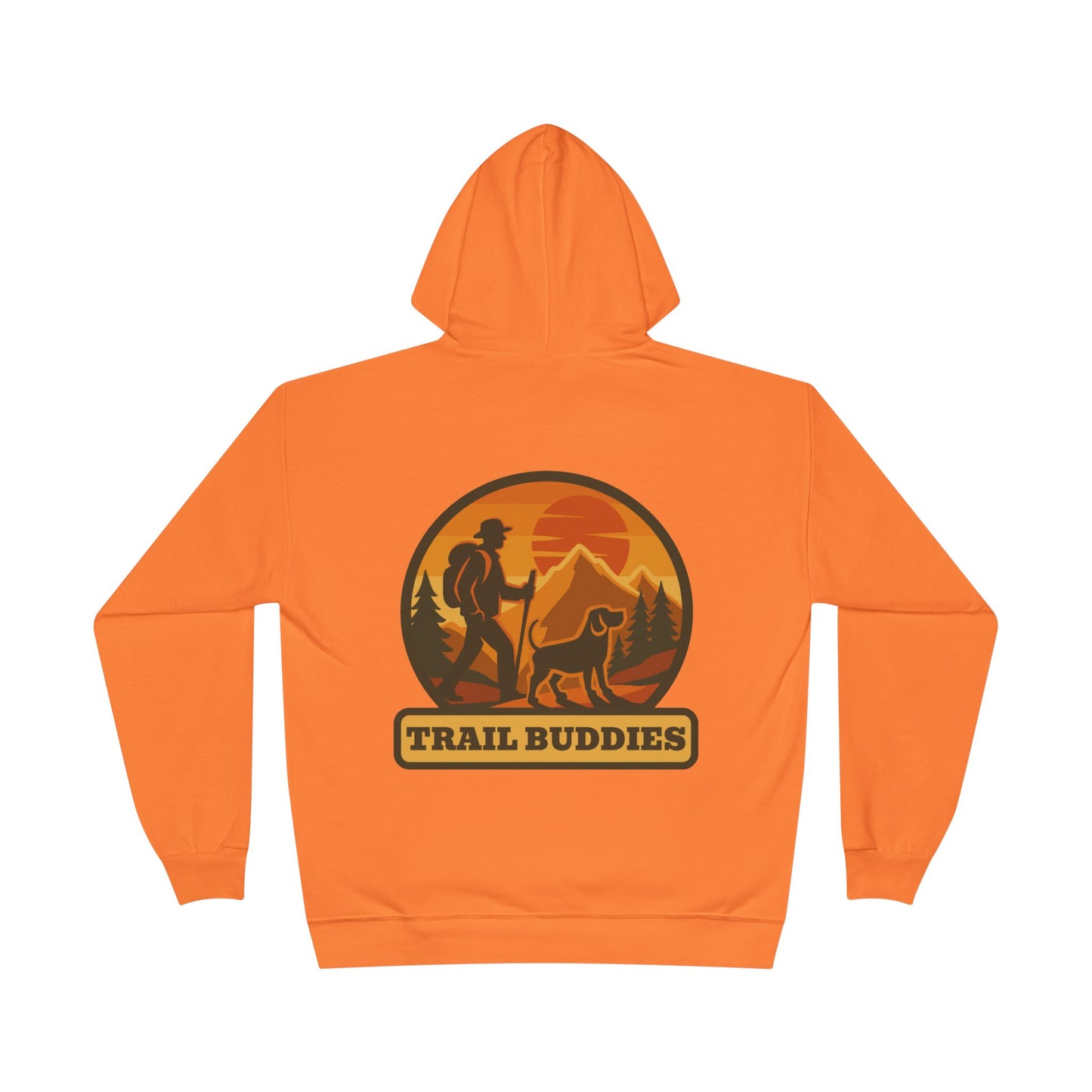 Trail Buddies Eco-Friendly Hoodie - Perfect for Hiking, Outdoor Adventures, Dog Lovers, Nature Gatherings, and Gift Giving