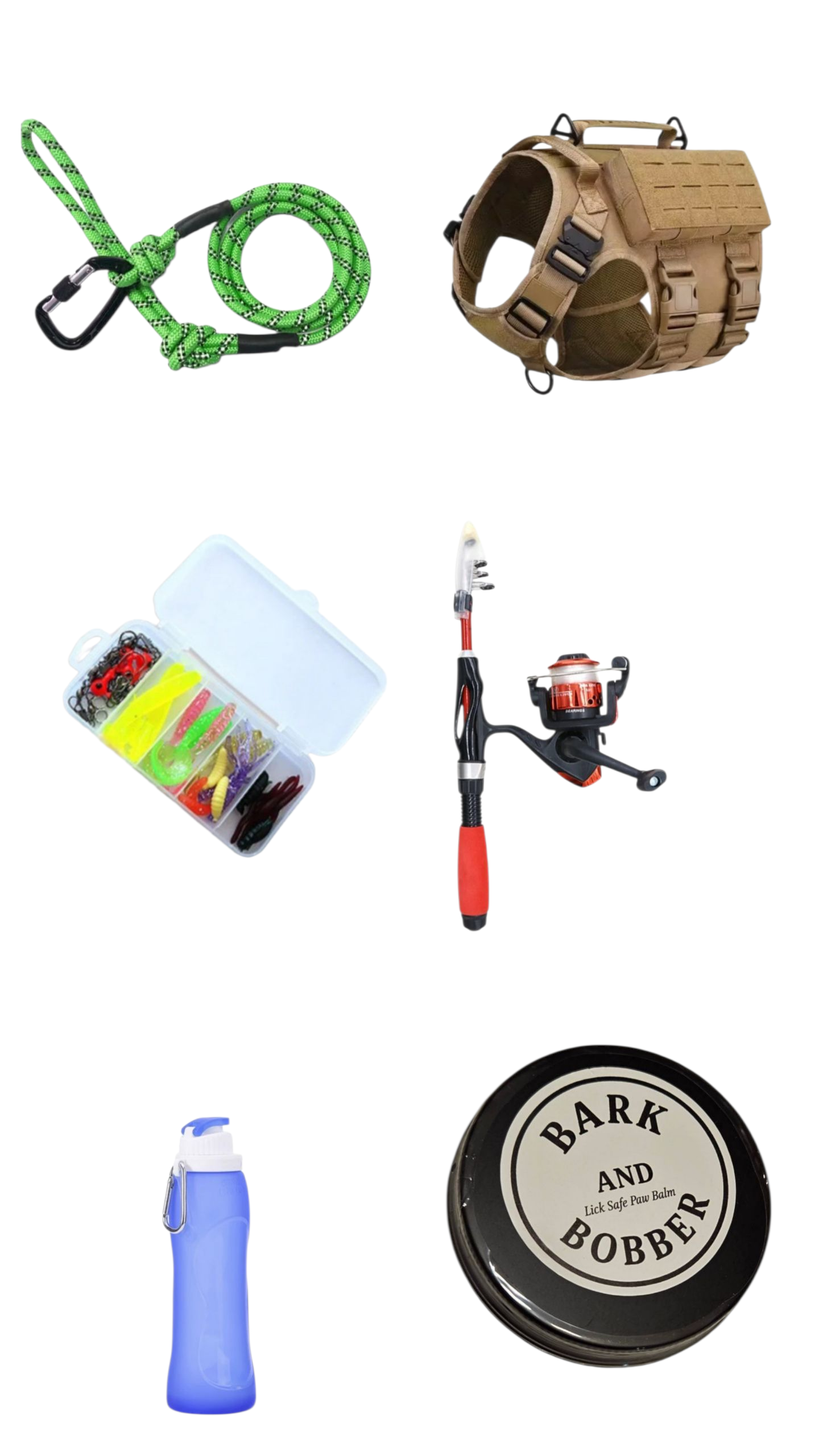 Dog Harness with Saddlebags