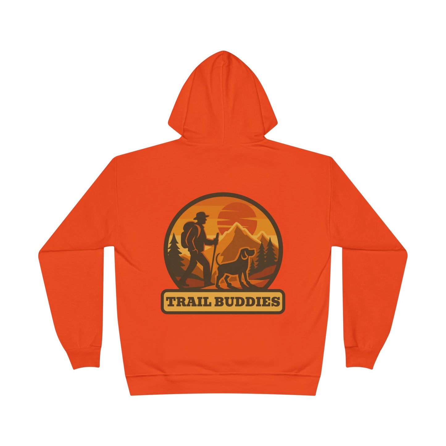 Trail Buddies Eco-Friendly Hoodie - Perfect for Hiking, Outdoor Adventures, Dog Lovers, Nature Gatherings, and Gift Giving