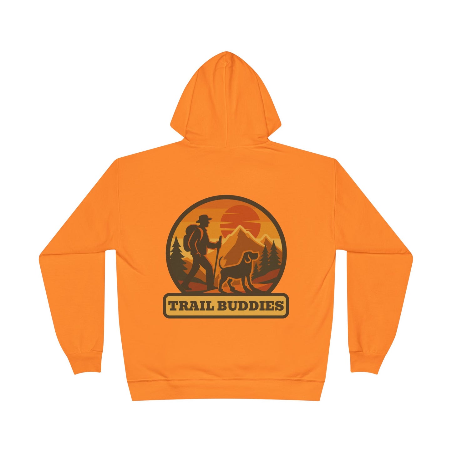 Trail Buddies Eco-Friendly Hoodie - Perfect for Hiking, Outdoor Adventures, Dog Lovers, Nature Gatherings, and Gift Giving