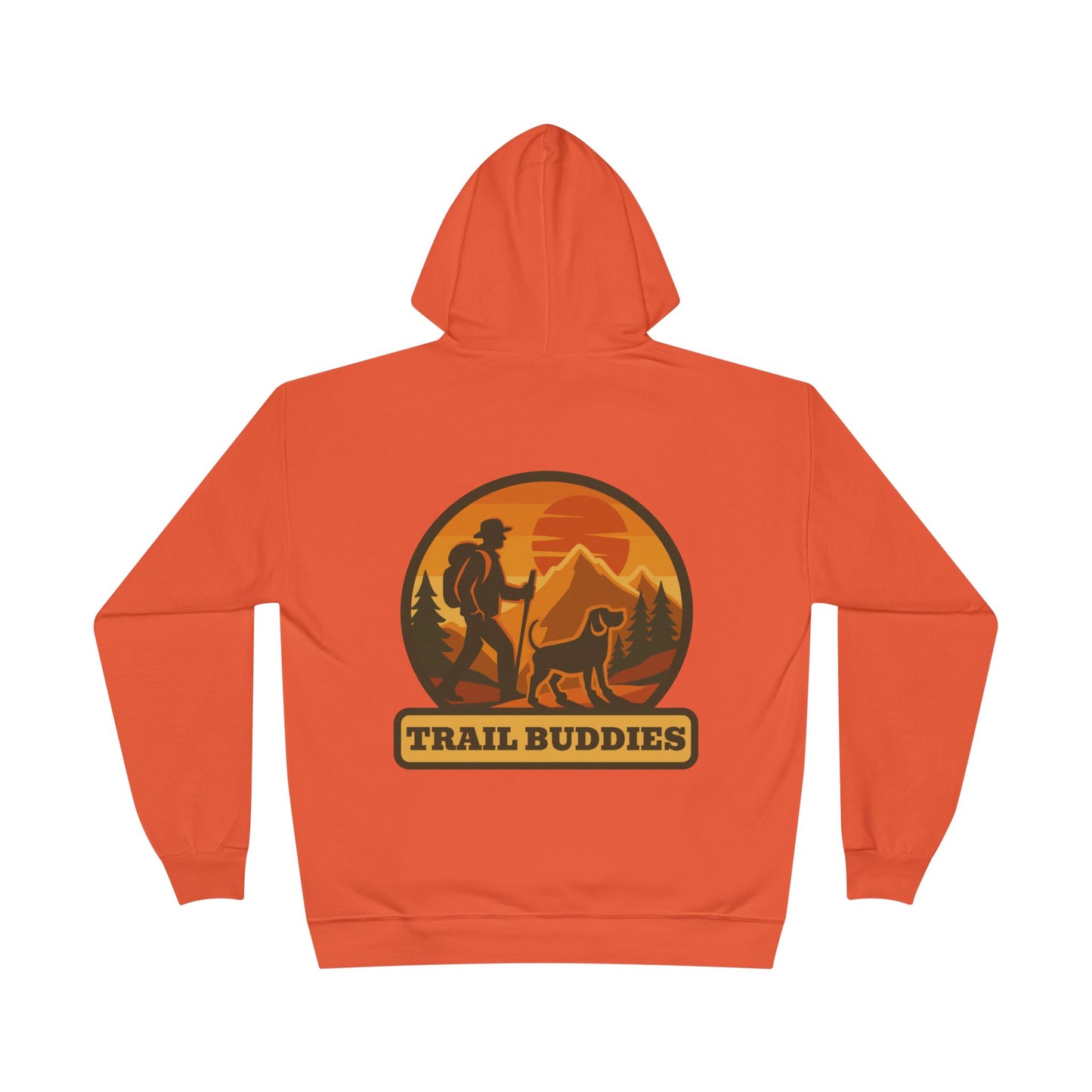 Trail Buddies Eco-Friendly Hoodie - Perfect for Hiking, Outdoor Adventures, Dog Lovers, Nature Gatherings, and Gift Giving