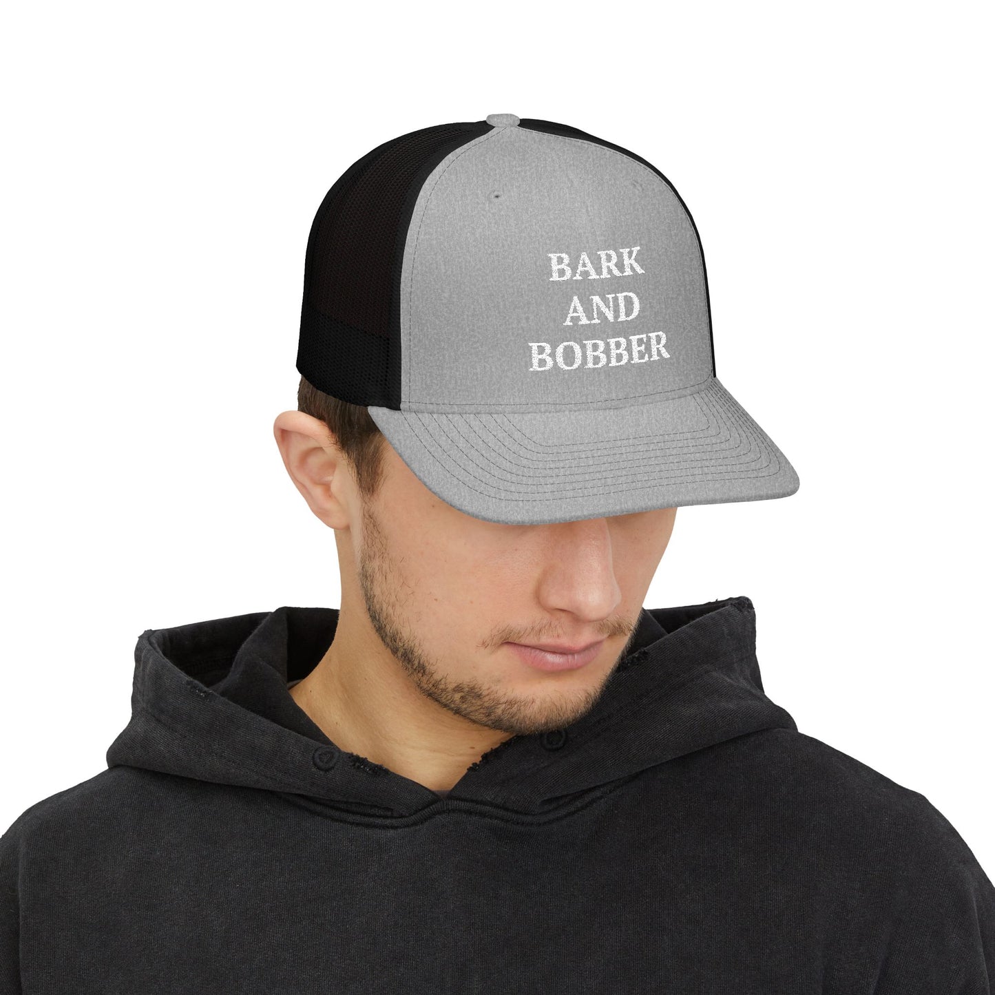 Bark and Bobber Snapback Trucker Cap - Stylish Dog Lovers Hat, Adjustable Fishing Cap, Gift for Outdoors Enthusiasts, Pet Lovers Gear, [...]