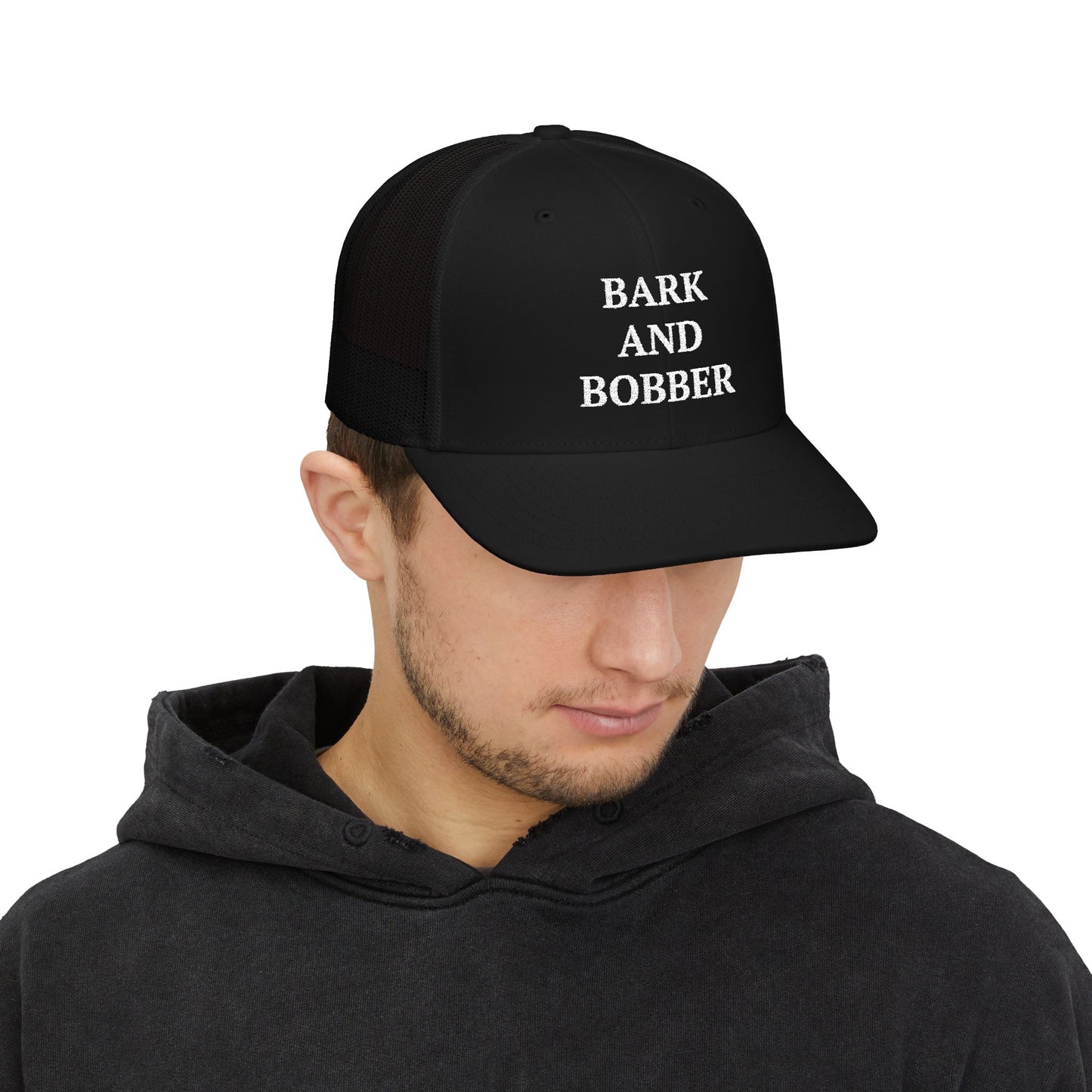 Bark and Bobber Snapback Trucker Cap - Stylish Dog Lovers Hat, Adjustable Fishing Cap, Gift for Outdoors Enthusiasts, Pet Lovers Gear, [...]