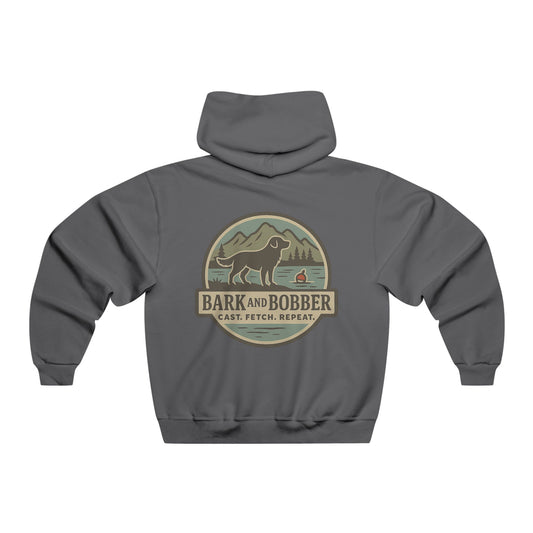 Men's Outdoor Adventure Hoodie - Cozy Sweatshirt for Dog Lovers, Perfect Gift for Fishing, Camping, or Just Chilling