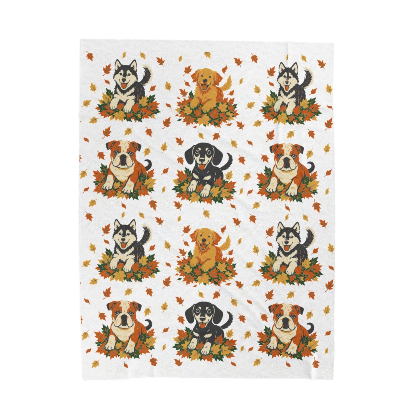 Cozy Pet-Themed Velveteen Plush Blanket for Dog Lovers, Warm Gift for Fall, Perfect for Snuggling or Home Decor, Dog Mom Blanket, [...]