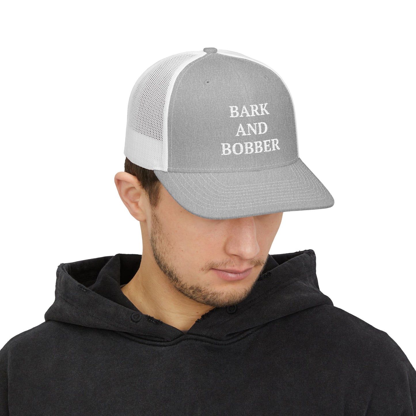 Bark and Bobber Snapback Trucker Cap - Stylish Dog Lovers Hat, Adjustable Fishing Cap, Gift for Outdoors Enthusiasts, Pet Lovers Gear, [...]
