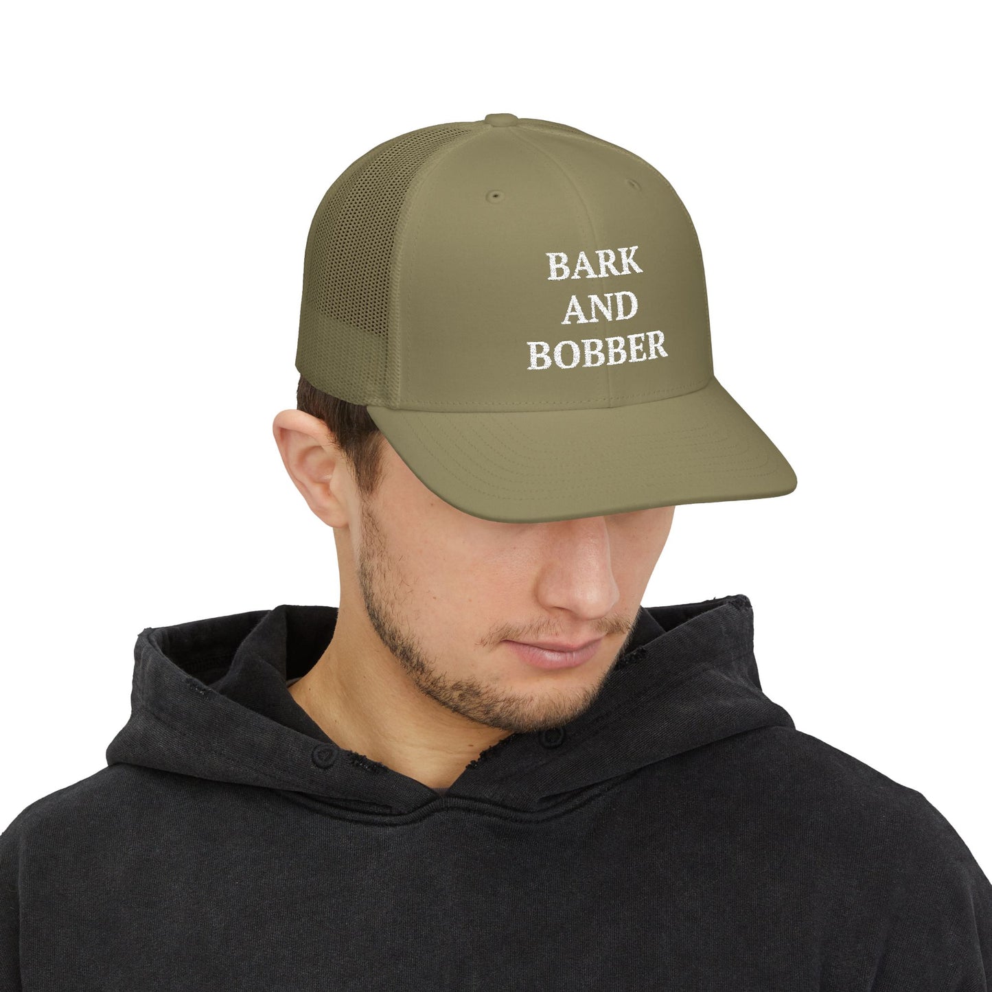 Bark and Bobber Snapback Trucker Cap - Stylish Dog Lovers Hat, Adjustable Fishing Cap, Gift for Outdoors Enthusiasts, Pet Lovers Gear, [...]