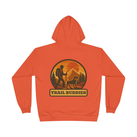 Trail Buddies Eco-Friendly Hoodie - Perfect for Hiking, Outdoor Adventures, Dog Lovers, Nature Gatherings, and Gift Giving